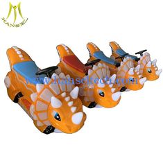 China Hansel  indoor and outdoor remote control electric dinosaur rides on animal toy for sales proveedor