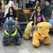 Hansel amusement park animal kiddie rides plush animal in shopping center proveedor