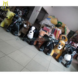 Hansel Stuffed Animals Plush Wheel Led Wheel Animation Motorized Plush Animals proveedor
