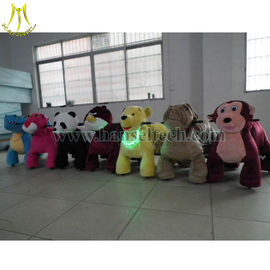Hansel Motorized Plush Riding Animals 4 Wheels Bicycle Toy Happy Animals Ride Animal Ride proveedor