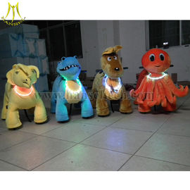Hansel Motorized Plush Riding Animals 4 Wheels Bicycle Toy Happy Animals Ride Animal Ride proveedor