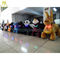 Hansel 2016 high quality coin operated ride on car opening door toys mechanical shopping mall animal ride proveedor