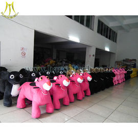 Hansel 2016 Kids Coin Operated Game Machine Electrical Lifelike Walking Toys Animal Ride For Mall proveedor