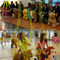 Hansel battery mechanical walking animal rides with token opearted for kids in mall proveedor