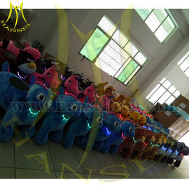 Hansel Best selling Kids Party Rental Electric Amusement Riding Bike Motorized Animal Rides proveedor