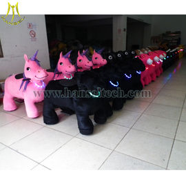 Hansel Best selling Kids Party Rental Electric Amusement Riding Bike Motorized Animal Rides proveedor