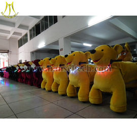 Hansel Best selling electronics plush electrical animal toy car with CE certification in playground proveedor