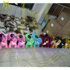 Hansel Best selling shopping mall Hot motorized plush riding animals for children in playland proveedor
