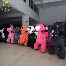 Hansel Hot Sale 12v Battery Plush Animal Rides For Mall Zippy Pets Rides proveedor