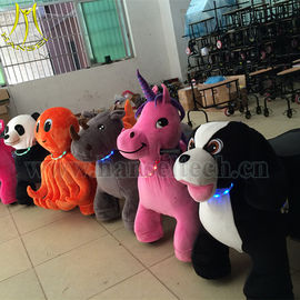 Hansel Hot Sale 12v Battery Plush Animal Rides For Mall Zippy Pets Rides proveedor