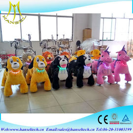 Hansel high quality motor animal plush zoo animal scooter kids ride on toys at mall proveedor