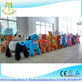 Hansel high quality plush electric animals scooter wholesale cheap stuffed animal scooter on mall proveedor