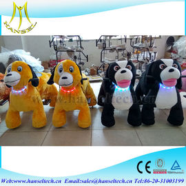 Hansel children and adult can drive coin operated plush animal happy rideable horse toys proveedor