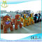 Hansel latest designed battery moving amusement park outdoor game equipment ccoin operated dinosaur ride scooter proveedor