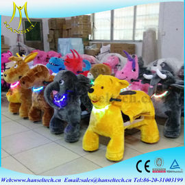 Hansel game room amusement parks kiddie rides machines amusement park electric car moving donkey ride toy in mall proveedor