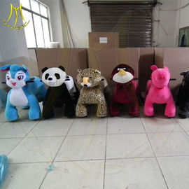 Hansel moving horse toys for kids amusement park equipment china amusement ride electric dog walking machine proveedor