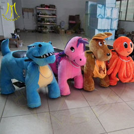 Hansel moving horse toys for kids amusement park equipment china amusement ride electric dog walking machine proveedor