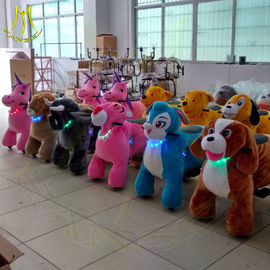 Hansel ride on animals in shopping mall playground equipment rocking family entertainment center kid animal scooter ride proveedor