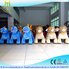 Hansel amusement ride coin operated kiddie rides for sale plush toys stuffed animals on wheels zippy pets proveedor
