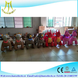 Hansel stuffed animal scooter ride electric mini carousel rides for sale 4 wheel kid ride amusemnt park game machine proveedor