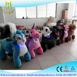 Hansel stuffed animal scooter ride electric mini carousel rides for sale 4 wheel kid ride amusemnt park game machine proveedor