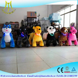 Hansel children indoor amusement park ride on animals in shopping mall motorized plush riding animals children indoor proveedor