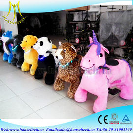 Hansel children indoor amusement park ride on animals in shopping mall motorized plush riding animals children indoor proveedor