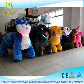 Hansel children indoor amusement park ride on animals in shopping mall motorized plush riding animals children indoor proveedor