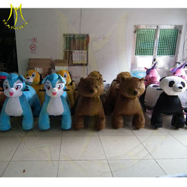 Hansel amusement park equipmentmechanical walking animal bikemall car for kids plush animal electric scooter australia proveedor