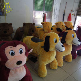 Hansel amusement park equipmentmechanical walking animal bikemall car for kids plush animal electric scooter australia proveedor