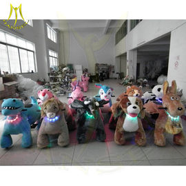 Hansel battery powered ride on animals coin operated electric toy car mechanical walking animal bike ride on animals proveedor
