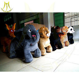 Hansel kids rides amusement machines plush animal electric scooterelectric ride on horse toy rideable animal proveedor