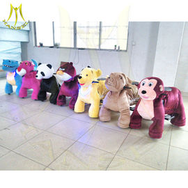 Hansel children indoor amusement park kids animal scooter rides 4 wheel kid ride electric animal scooter cow ride proveedor