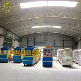 Hansel hot selling Outdoor Trains Rides Kiddie Train Rides For Sale, Kiddie Trian Electric Indoor rides factory proveedor