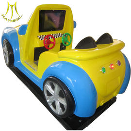 Hansel cheap indoor toy mini coin ride bus china mini kids ride kiddie ride fiberglass toys proveedor