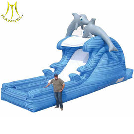 Hansel low price kids used inflatable water slide for sale in Guangzhou China proveedor