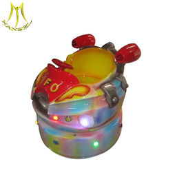 Hansel   children outdoor amusement fiber glass coin operated UFO ride proveedor