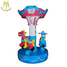 Hansel  used carousel for  kids game machine 3 seats mini carousel for sale proveedor