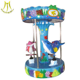 Hansel coin operated amusement equipment 3 seats mini carousel horse for sale proveedor