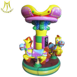 Hansel used kiddie rides for sale coin operated games fiberglass toys carousel ride proveedor