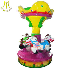 Hansel used kiddie rides for sale coin operated games fiberglass toys carousel ride proveedor
