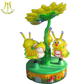 Hansel  high quality carousel honeybee rides in amusement park proveedor