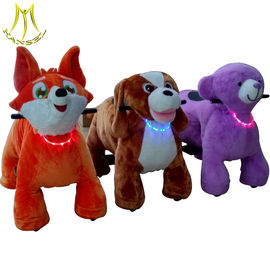 Hansel popular kids ride on animal scooter plush electric animal ride proveedor