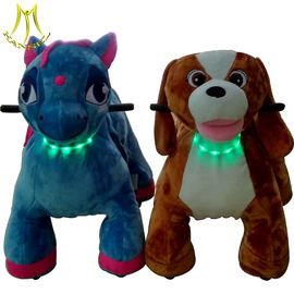 Hansel popular kids ride on animal scooter plush electric animal ride proveedor