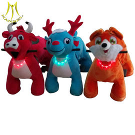 Hansel theme park equipment plush battery operated electric animal scooters proveedor