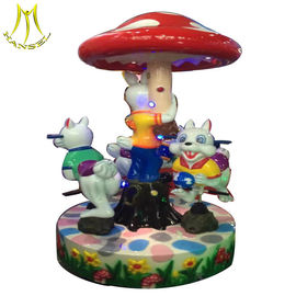 Hansel   Merry go round amusement park Rides equipment  3seat happy carousel rabbit for sale proveedor