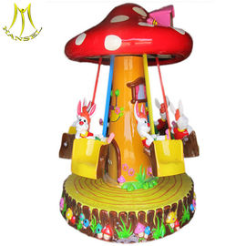 Hansel   Merry go round amusement park Rides equipment  3seat happy carousel rabbit for sale proveedor