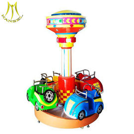 Hansel  Amusement park outdoor musical carousel rides 3 seats mini kids carousel train for sale proveedor