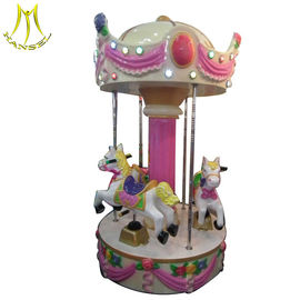 Hansel  Amusement park outdoor musical carousel rides 3 seats mini kids carousel train for sale proveedor