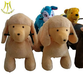 Hansel plush electronic Walking plush animal amusement ride for sale proveedor